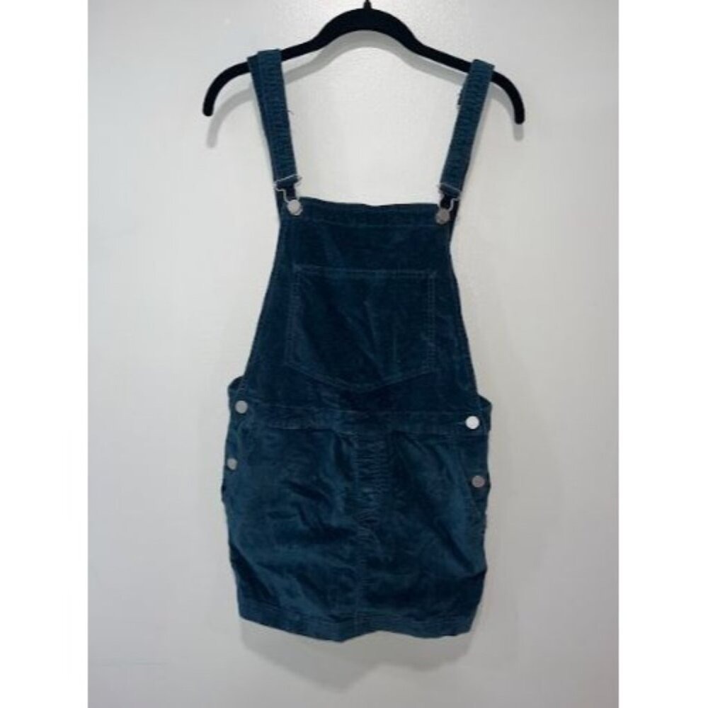 Urban Outfitters S/P Teal Corduroy Overall Dress